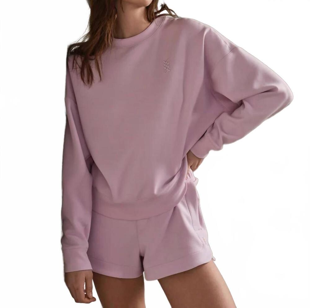 NEW RHONE dreamglow crewneck sweater in sweet orchard